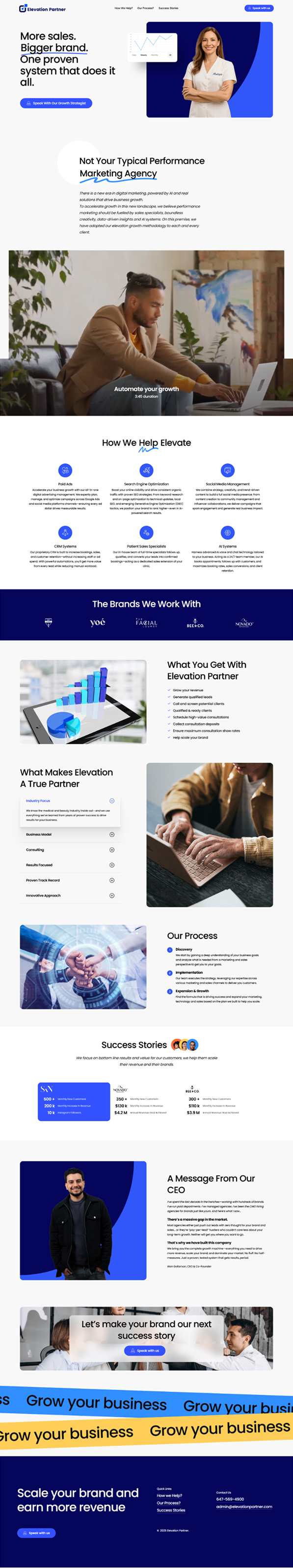 Elevation Partner Real Estate Platform Screenshot