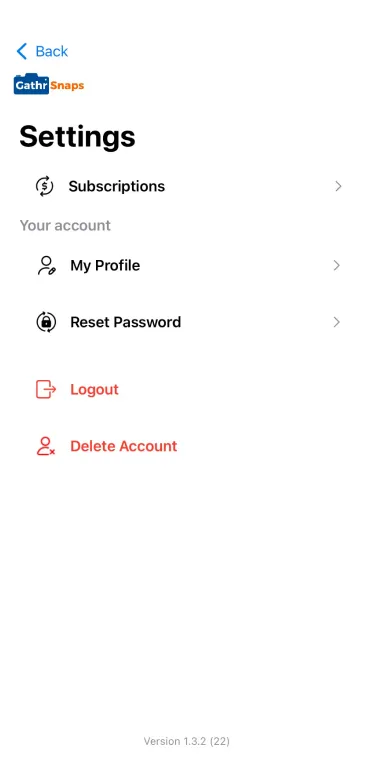 GathrSnaps Live Feed